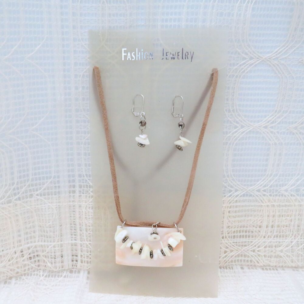 Necklace and Earring Set Women Boho Gift For Her Casual Festival Wear